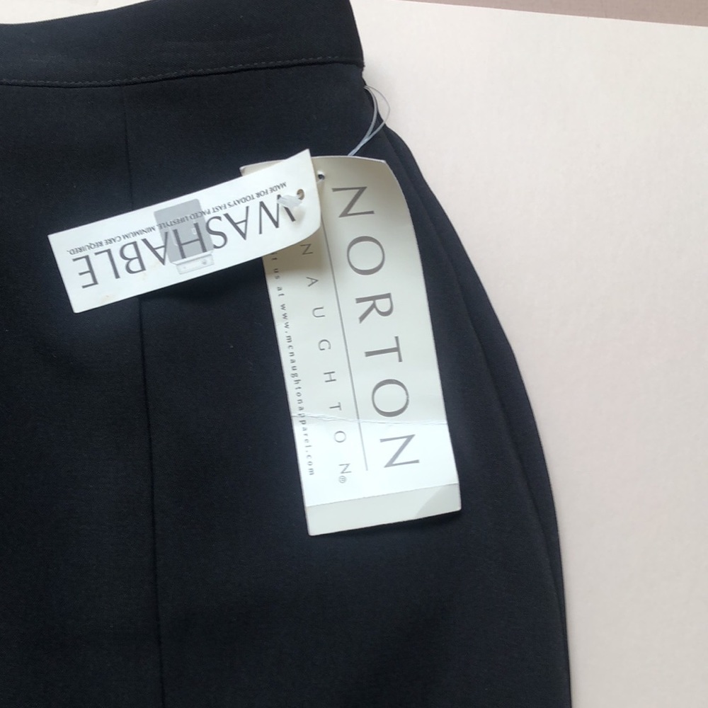 NWT Norton Mcnaughton Black Skirt - Picture 3 of 15
